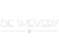 Een wit logo met de tekst: "De wevery". Het is een van de sponsors.